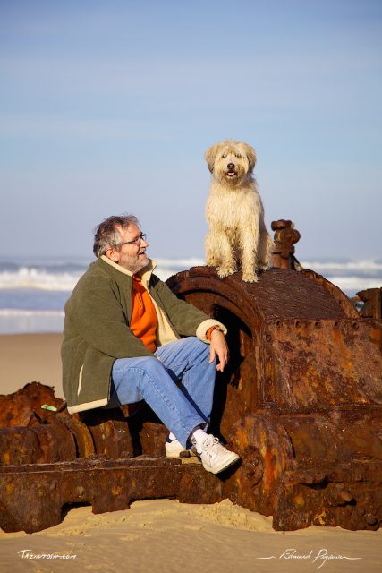 Virgo's wreck • My father and Patoune Virgo's wreck • My father and Patoune