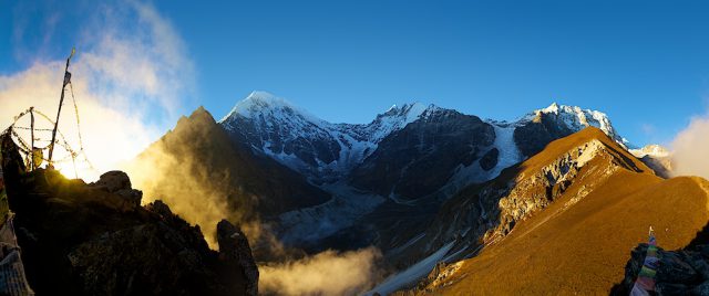 View from Kyanjin Ri Summit